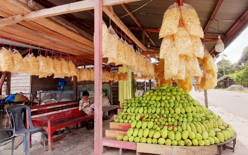 Kebanyakan masyarakat gampong seuneubok memiliki usaha jual beli kerupuk Ubi, 